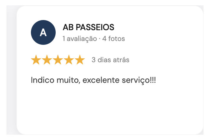 Avaliação Google - Gabriela Castro