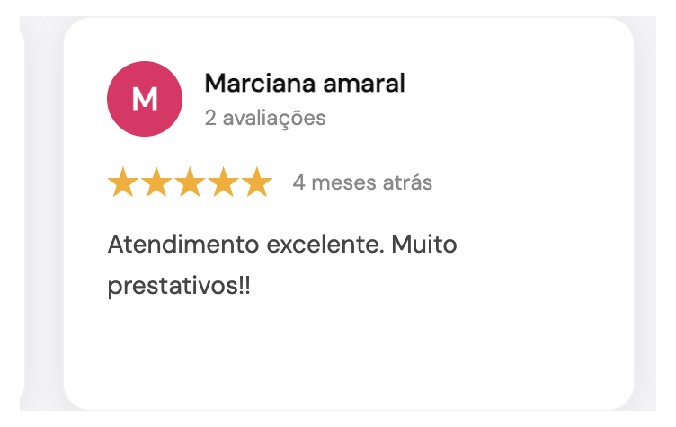 Avaliação Google - AL Elmo Corretora de Seguros